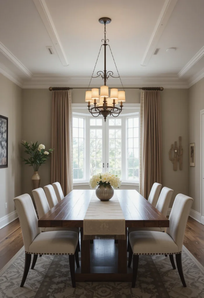 Style a Transitional Dining Room