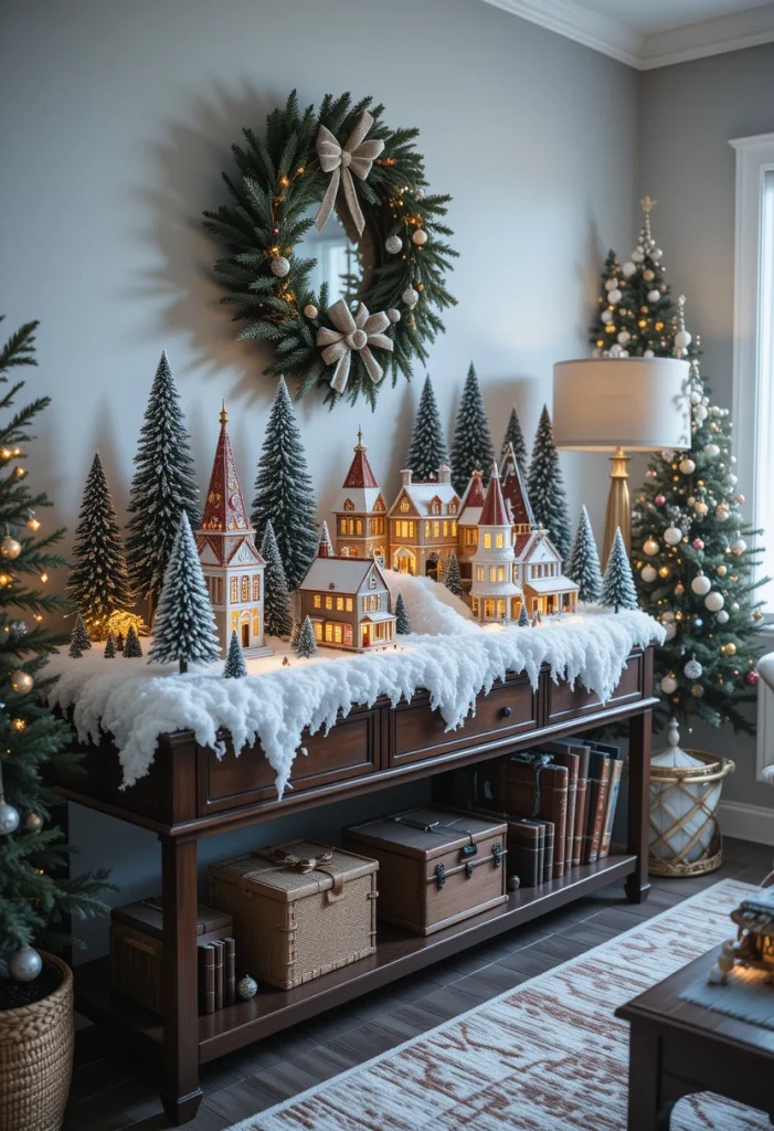 Add a Festive Christmas Village