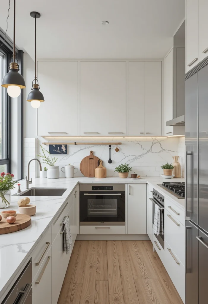 Mix Modern Finishes with Warm Textures