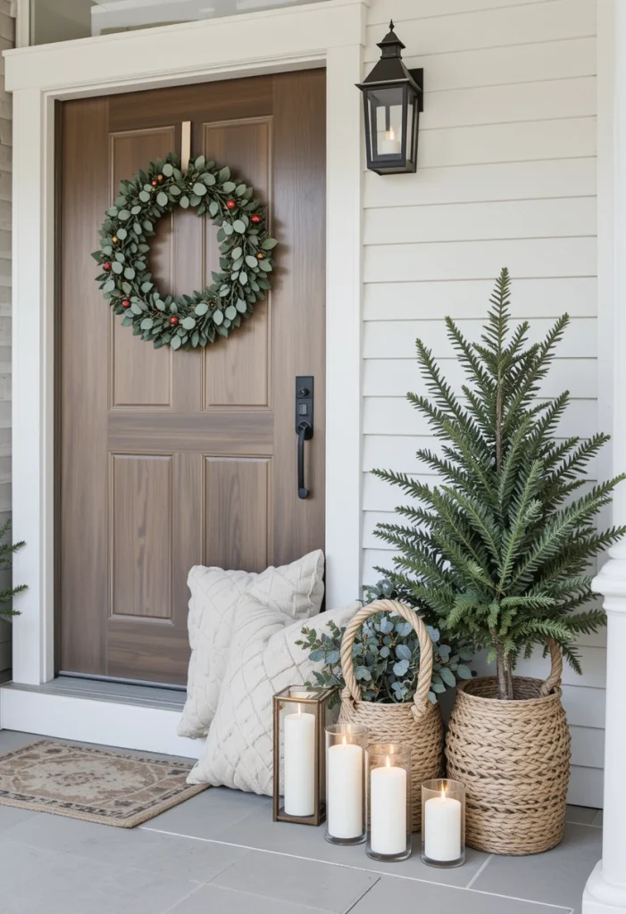 Scandinavian-Inspired Christmas Porch