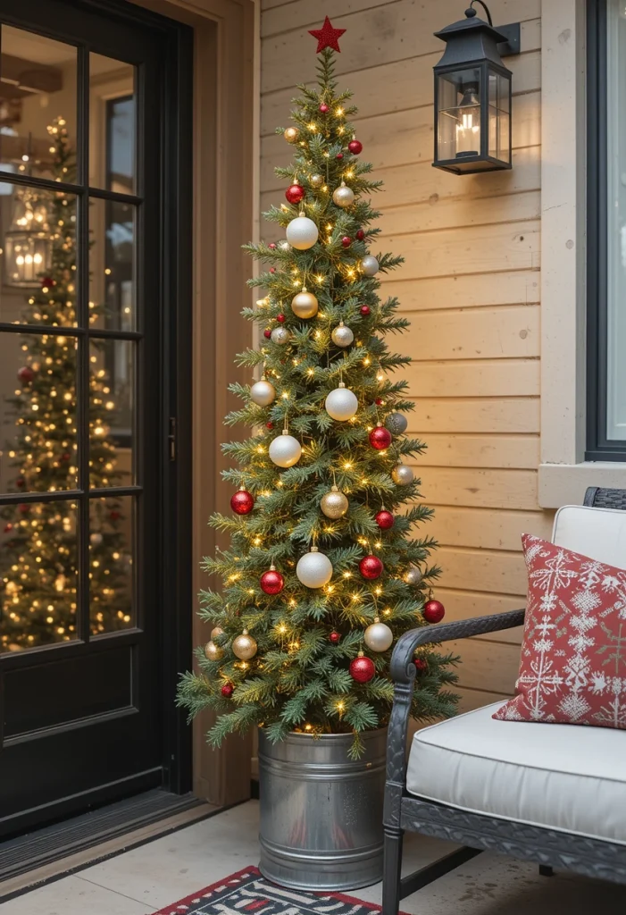Create a Mini Outdoor Christmas Tree