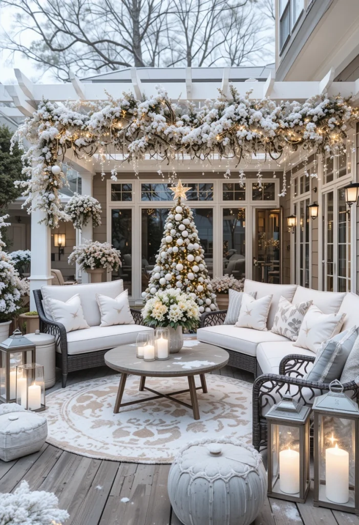 Create a Winter Wonderland with White Decorations