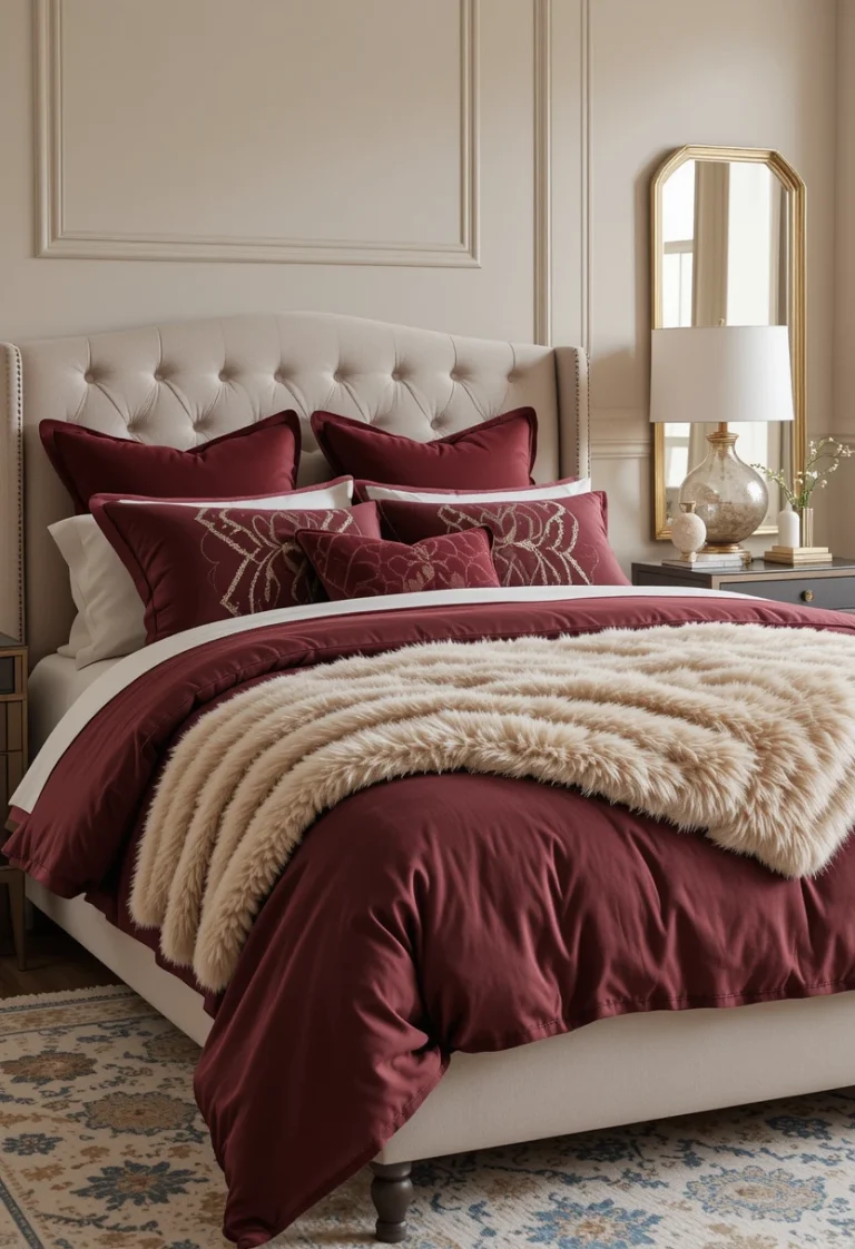 Burgundy Bedroom Interior Design Ideas: 13 Rich and Cozy Looks