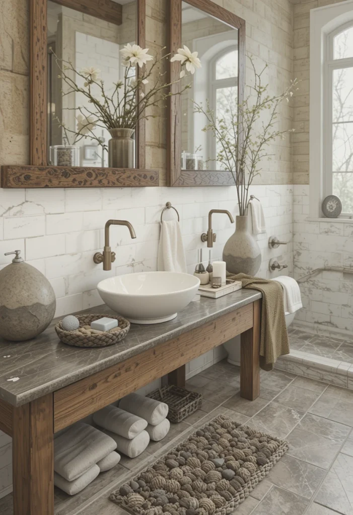 Use Stone and Natural Materials