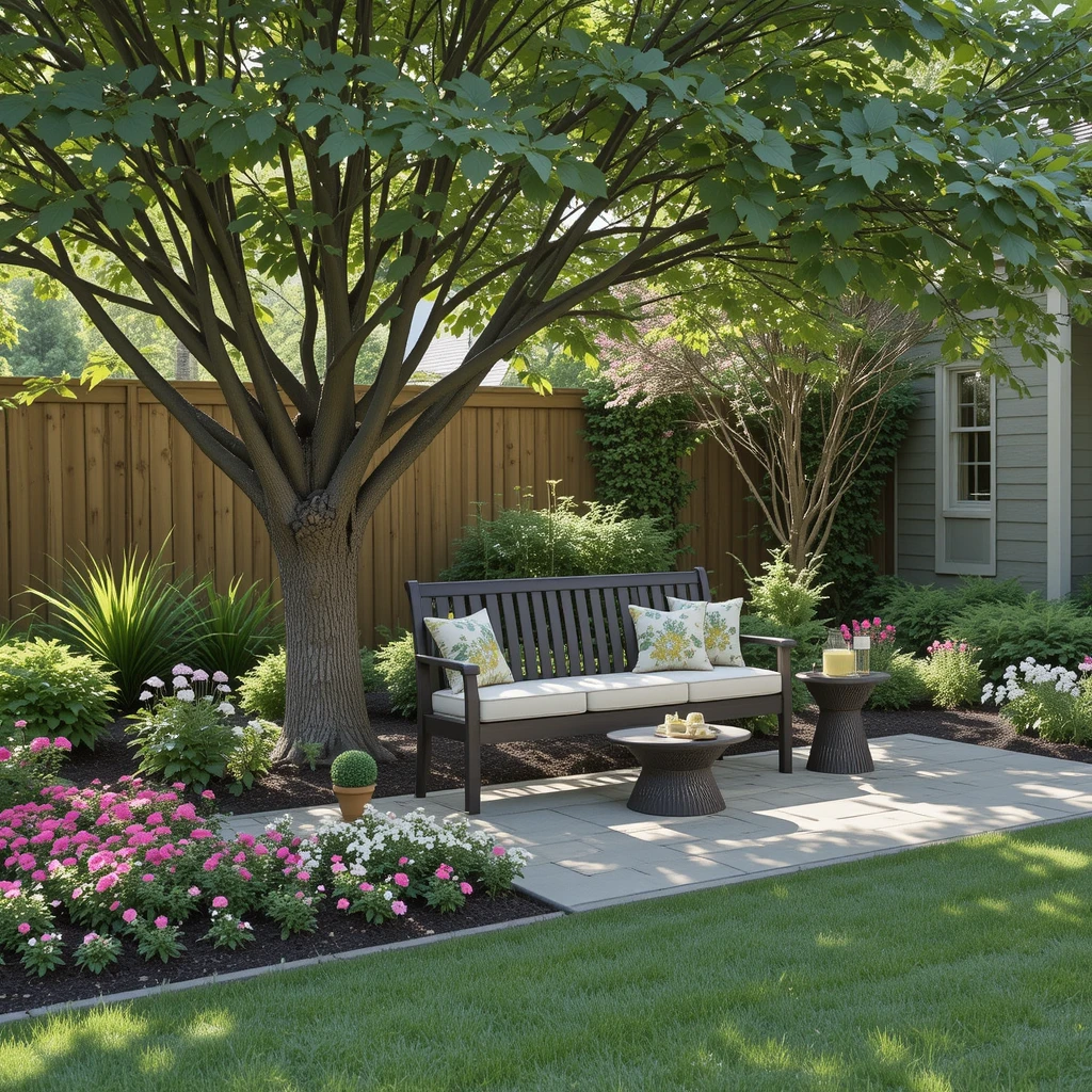 Add a Decorative Front Yard Bench