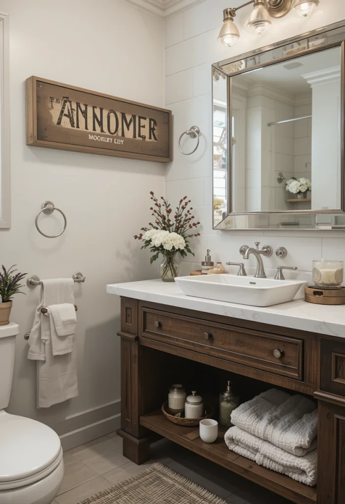 Finish With Rustic Accessories