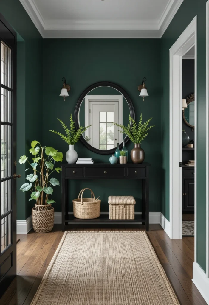 Forest Green With Black