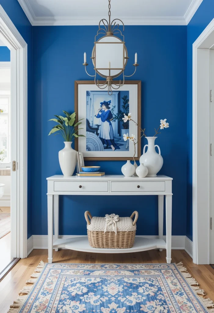 Cobalt Blue With Crisp White