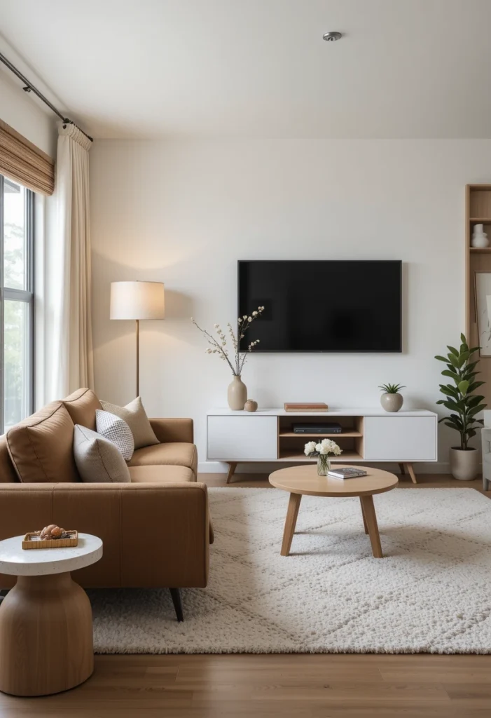 Create a Cozy Brown and White Corner