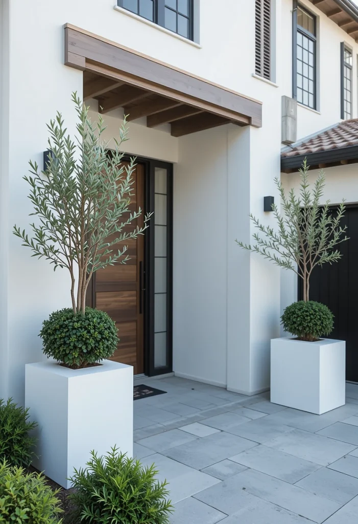 Minimalist White Planters