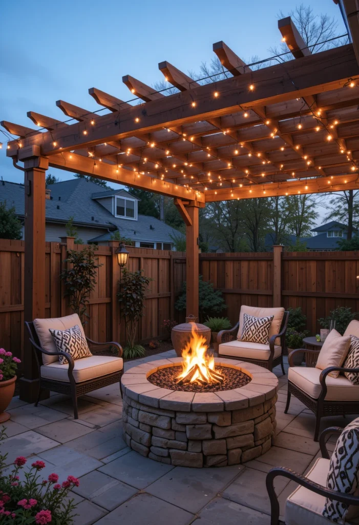 Add String Lights for a Magical Evening Glow