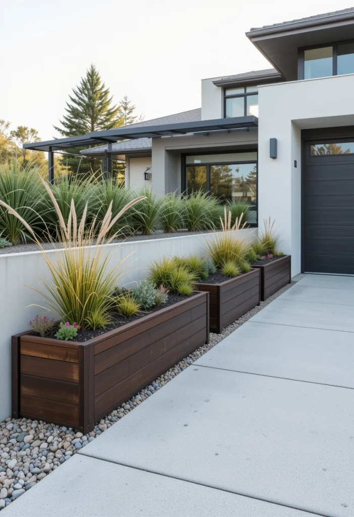 Wooden Planter Boxes for Warmth
