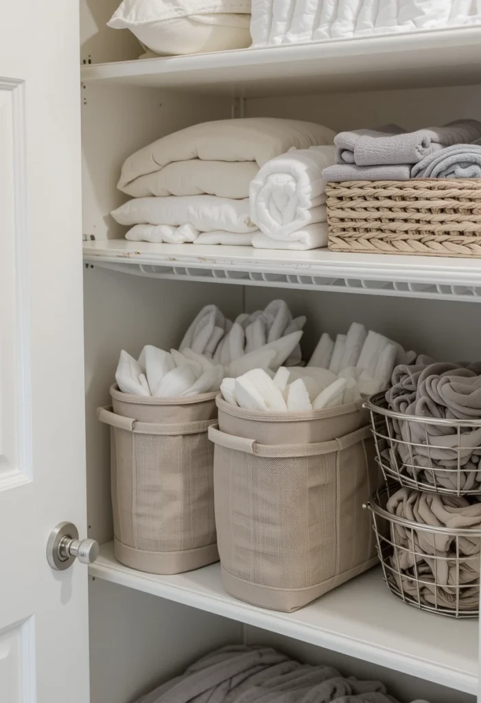 Arrange Guest Linens in a Separate Basket