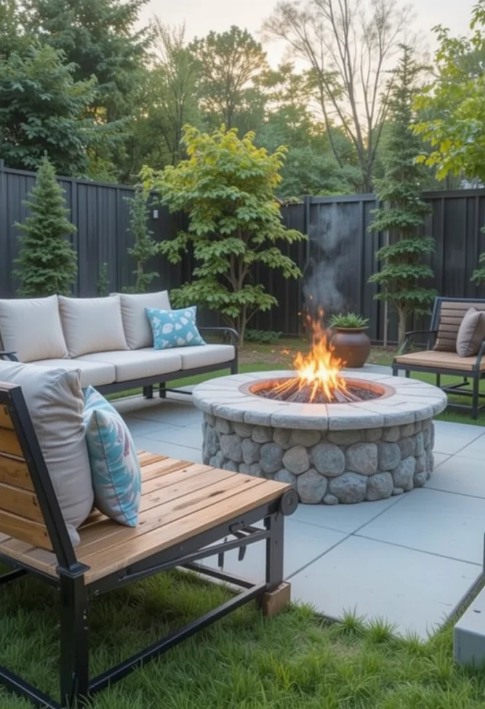Add a Wooden Bench for Extra Seating