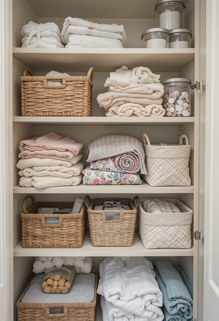 Use Pull-Out Baskets for Hard-to-Reach Shelves