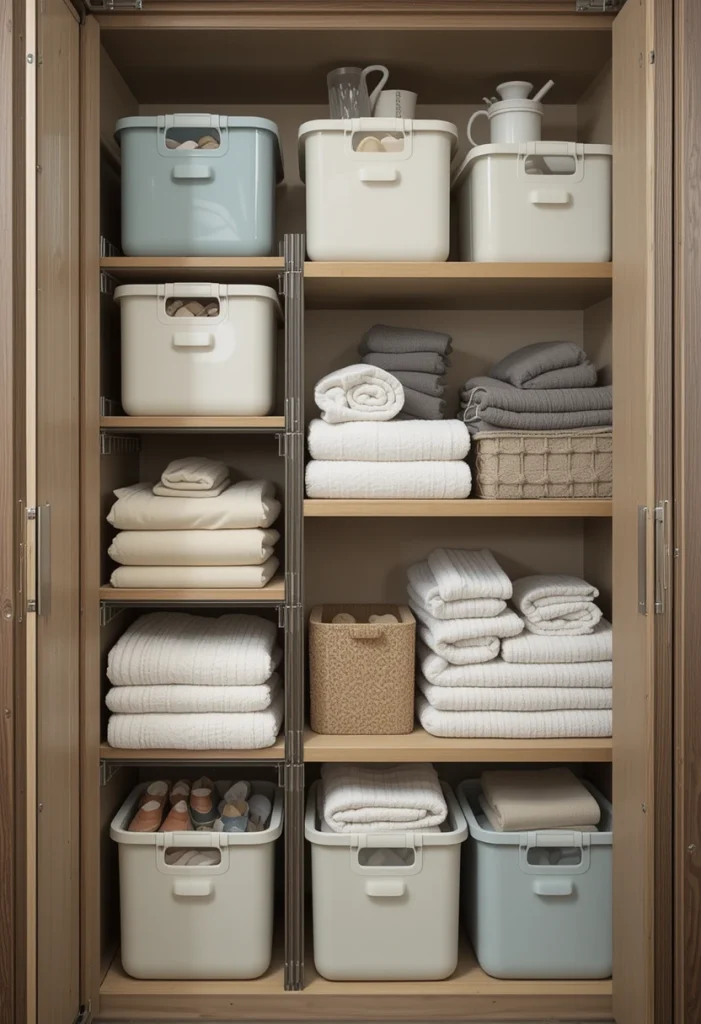 Use Stackable Bins to Maximize Vertical Space