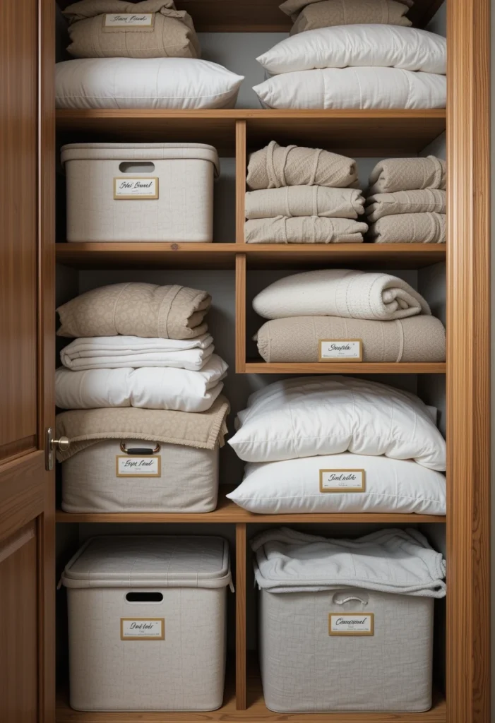 Store Seasonal Bedding in Large Lidded Bins
